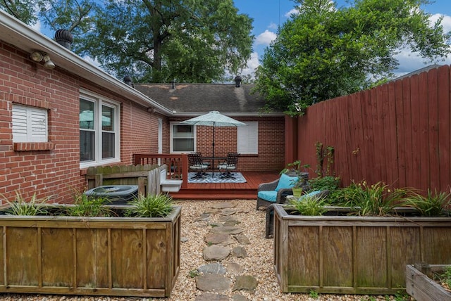 1445 22nd St, Columbus, GA 31901 - view of patio featuring a deck