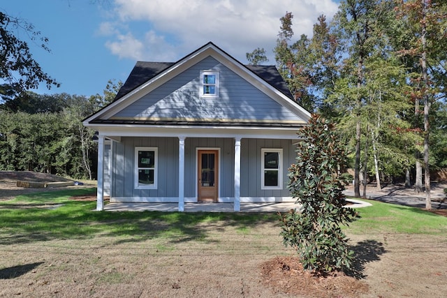 view of front of house with covered porch