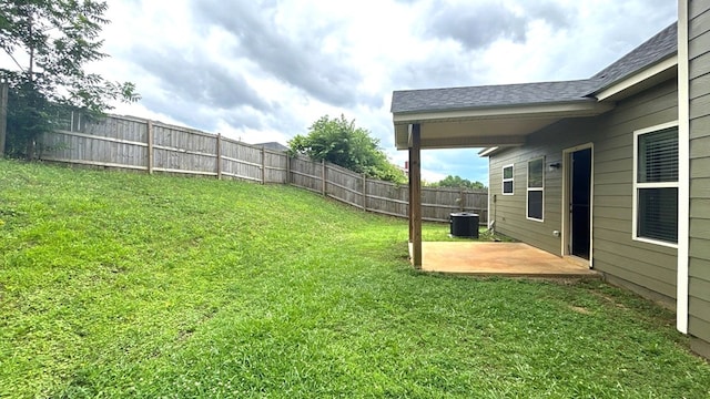 5 Rusty Dr, Phenix City, AL 36869 - view of yard with a patio area and central air condition unit