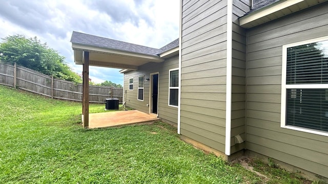 5 Rusty Dr, Phenix City, AL 36869 - view of yard with a patio and central air condition unit