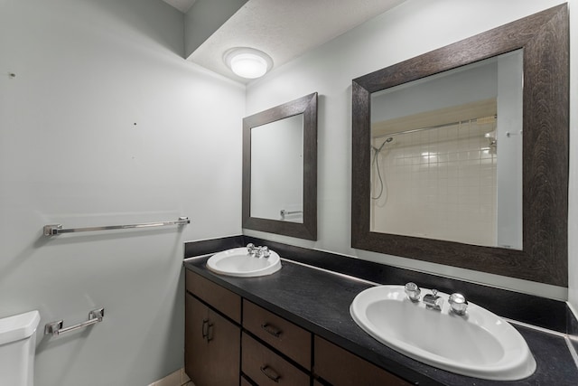 6256 Cricket Ln, Columbus, GA 31909 - full bath with double vanity, toilet, and a shower