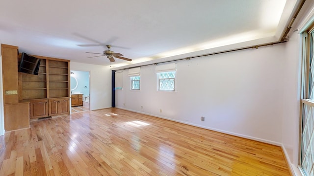1225 Chaplin Dr, Columbus, GA 31904 - spare room with light wood-style flooring and ceiling fan