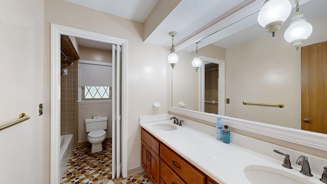 1225 Chaplin Dr, Columbus, GA 31904 - bathroom featuring double vanity and washtub / shower combination