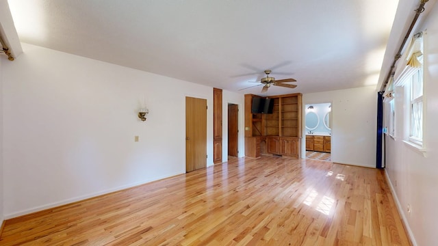 1225 Chaplin Dr, Columbus, GA 31904 - empty room featuring light wood-type flooring and ceiling fan