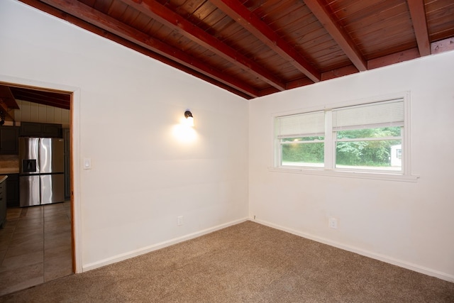1609 4th Pl, Phenix City, AL 36869 - carpeted empty room featuring wood ceiling and baseboards