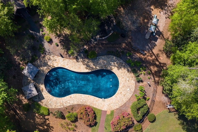 drone / aerial view
