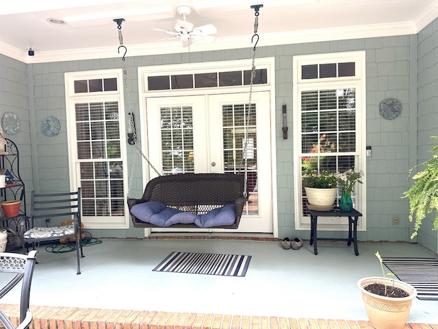4804 Champions Way, Columbus, GA 31909 - porch featuring ceiling fan