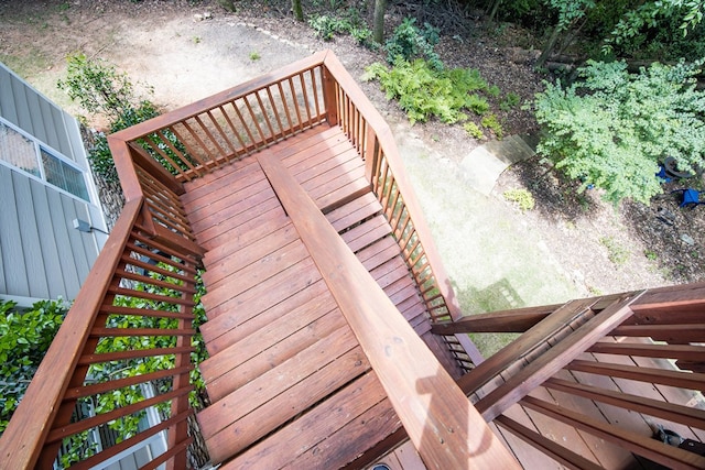 6027 Wellesley Dr, Columbus, GA 31904 - deck with stairway