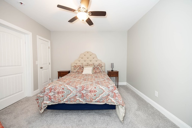 6027 Wellesley Dr, Columbus, GA 31904 - carpeted bedroom with a ceiling fan and baseboards