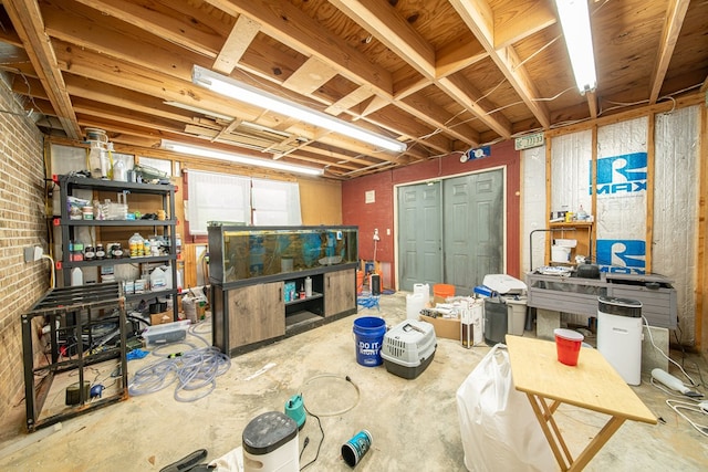 6130 Bristol Blvd, Columbus, GA 31904 - below grade area with brick wall