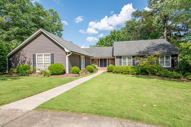 6130 Bristol Blvd, Columbus, GA 31904 - ranch-style house with a front lawn and a shingled roof