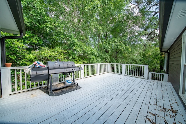 6130 Bristol Blvd, Columbus, GA 31904 - wooden terrace with area for grilling