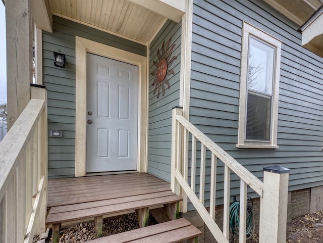 view of entrance to property