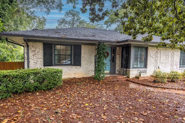 view of ranch-style house