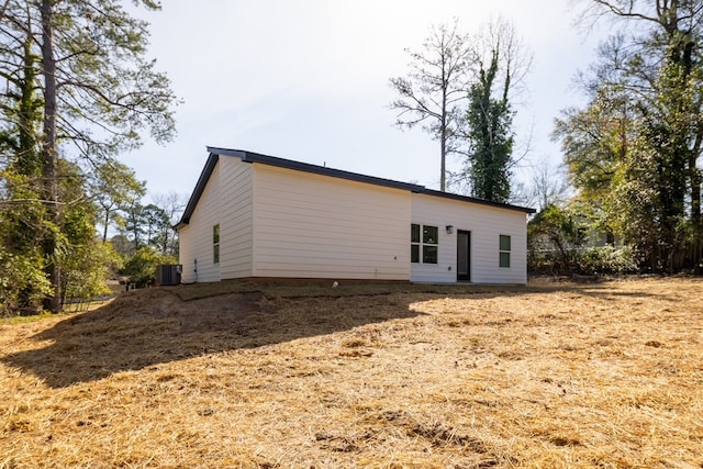 exterior space with central AC unit