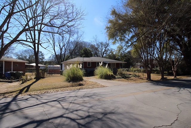 view of front of home