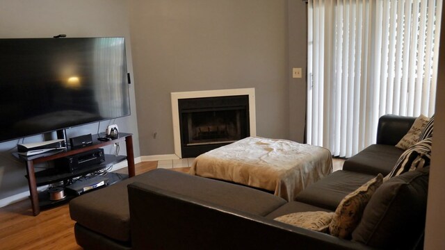 908 Arlington Dr, Columbus, GA 31907 - living room featuring light wood-style floors and a fireplace