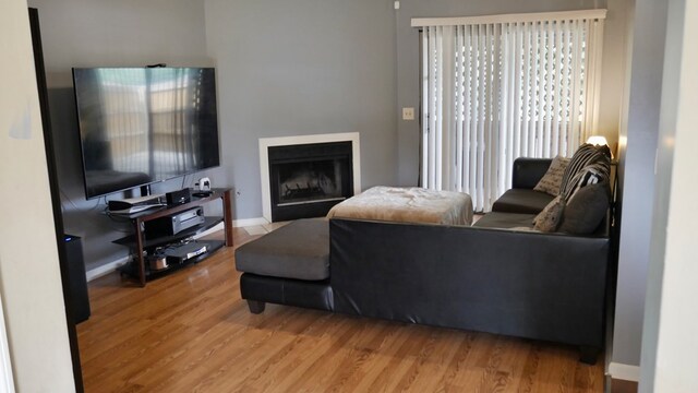908 Arlington Dr, Columbus, GA 31907 - living area featuring wood finished floors and a fireplace