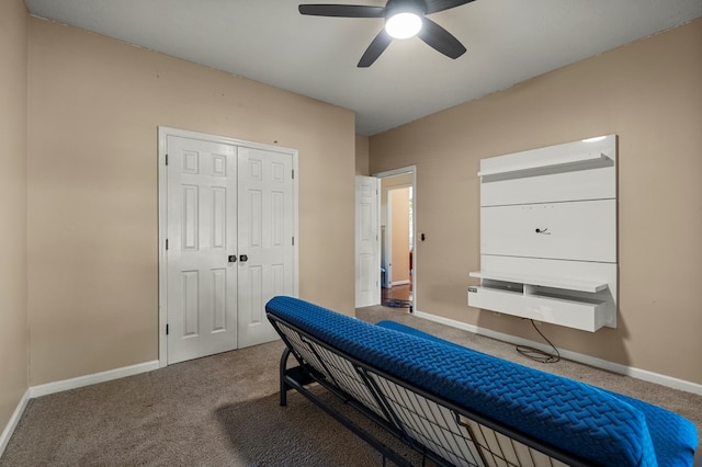 7096 Southwind Ct, Columbus, GA 31909 - bedroom with carpet floors, baseboards, and a closet