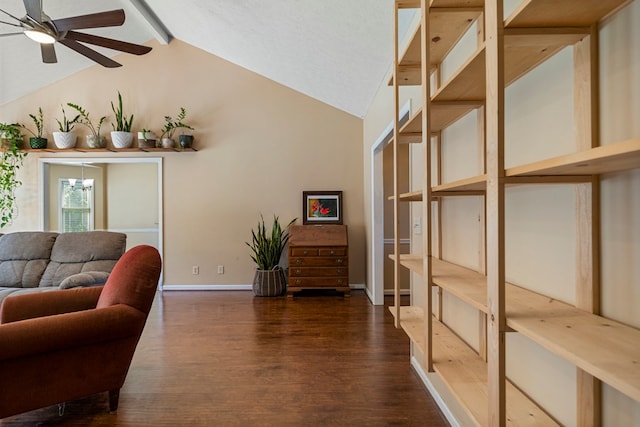 7096 Southwind Ct, Columbus, GA 31909 - living room with wood finished floors, a ceiling fan, and baseboards