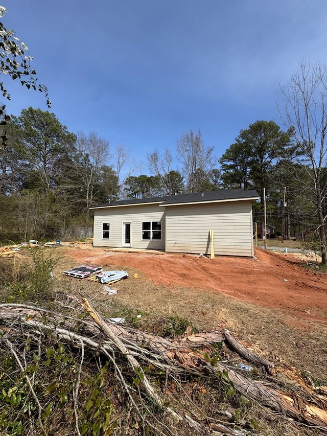 view of rear view of property