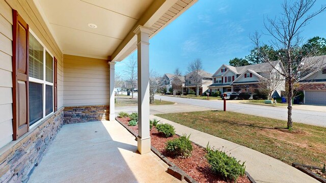 7315 San Vista Dr, Columbus, GA 31909 - covered porch featuring a residential view