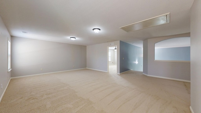 7315 San Vista Dr, Columbus, GA 31909 - unfurnished room featuring attic access, carpet floors, and baseboards