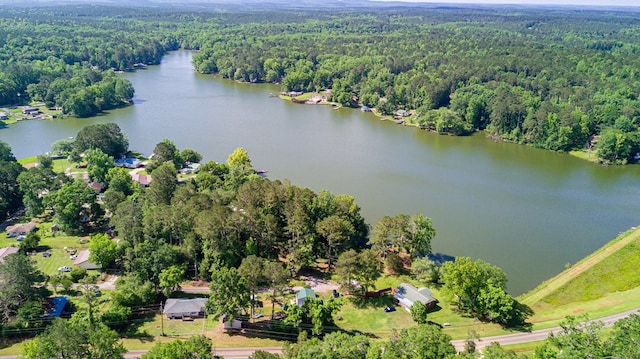35 Dogwood St, West Point, GA 31833 - drone / aerial view of a heavily wooded area and a nearby body of water