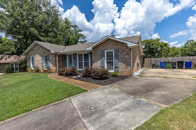 4 David Ct, Columbus, GA 31909 - ranch-style home with brick siding, roof with shingles, and driveway