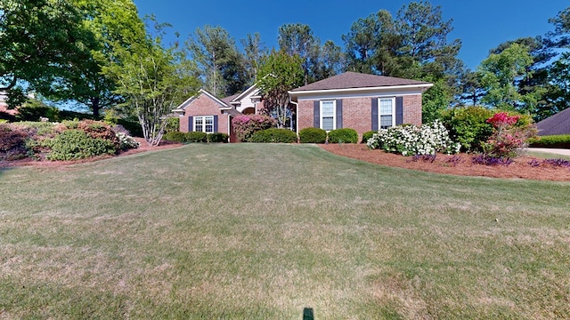 5007 Spyglass Ct, Columbus, GA 31909 - ranch-style house with brick siding and a front lawn