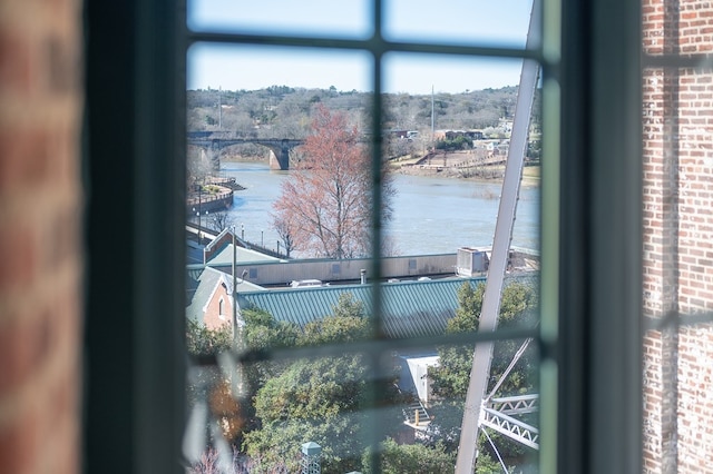 room details with a water view