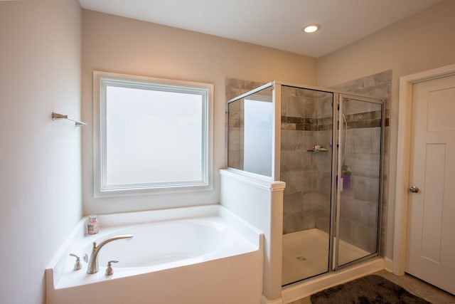 6845 Admiral Dr, Midland, GA 31820 - bathroom with a garden tub and a stall shower