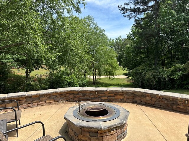 4838 Champions Way, Columbus, GA 31909 - view of patio / terrace featuring an outdoor fire pit