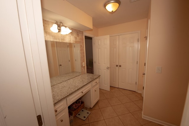 bathroom featuring tile patterned floors