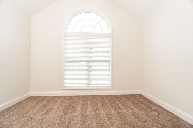 144 Lee Road 2083, Phenix City, AL 36870 - empty room with vaulted ceiling, light colored carpet, and baseboards