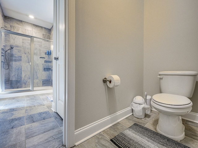 13733 Macon Rd, Upatoi, GA 31829 - bathroom with toilet and a stall shower