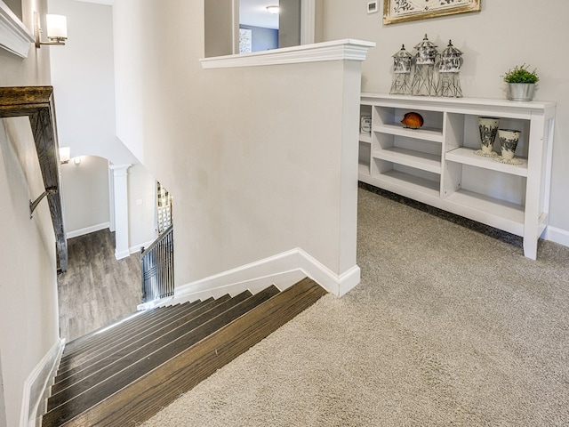 13733 Macon Rd, Upatoi, GA 31829 - stairway featuring baseboards
