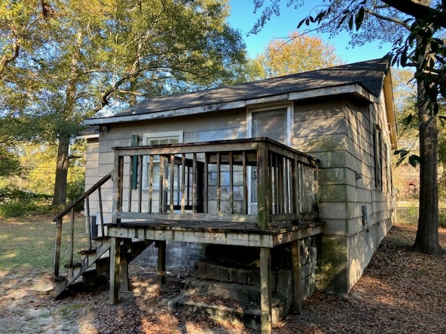 view of rear view of house