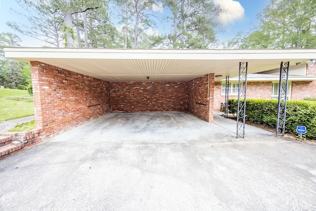 2951 Florence Dr, Columbus, GA 31907 - view of vehicle parking with an attached carport and driveway