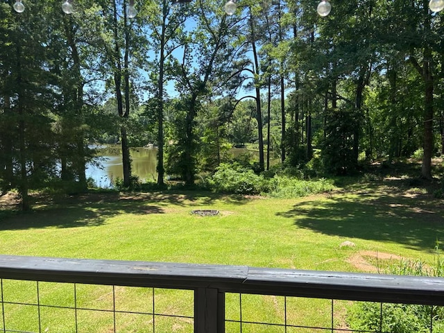 4232 Almond Rd, Fortson, GA 31808 - view of green lawn featuring a water view