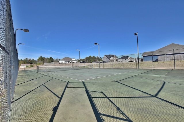 view of sport court