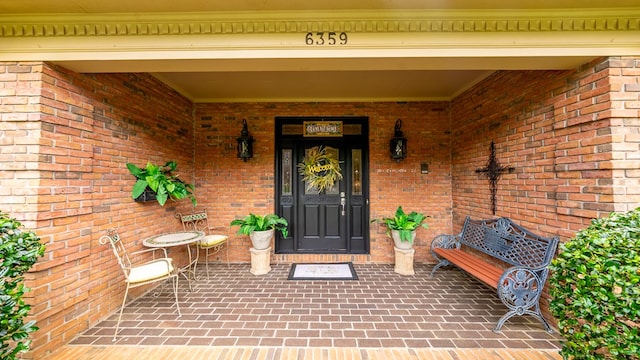 6359 Cape Cod Dr, Columbus, GA 31904 - property entrance featuring brick siding and covered porch