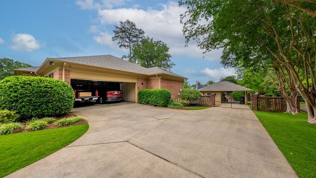 6359 Cape Cod Dr, Columbus, GA 31904 - view of front of property featuring an attached garage, driveway, and brick siding