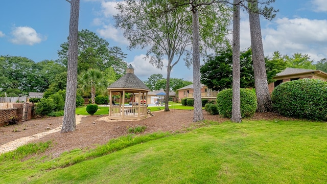6359 Cape Cod Dr, Columbus, GA 31904 - view of yard with a gazebo