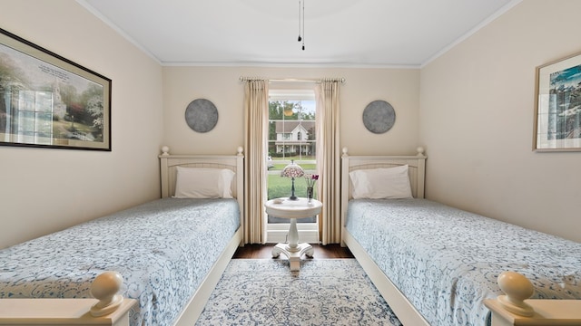 6359 Cape Cod Dr, Columbus, GA 31904 - bedroom featuring crown molding and wood finished floors