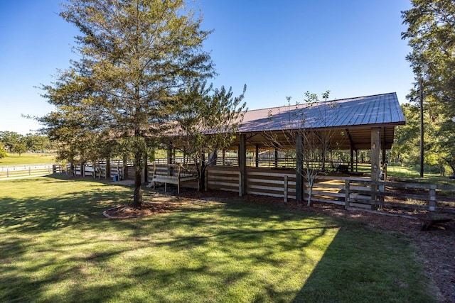 view of property's community with a rural view