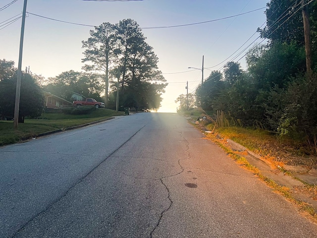 view of road