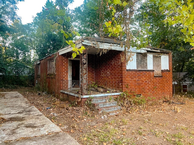 view of bungalow