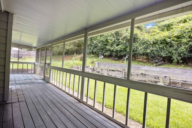 4608 Mayo Dr, Columbus, GA 31909 - view of unfurnished sunroom
