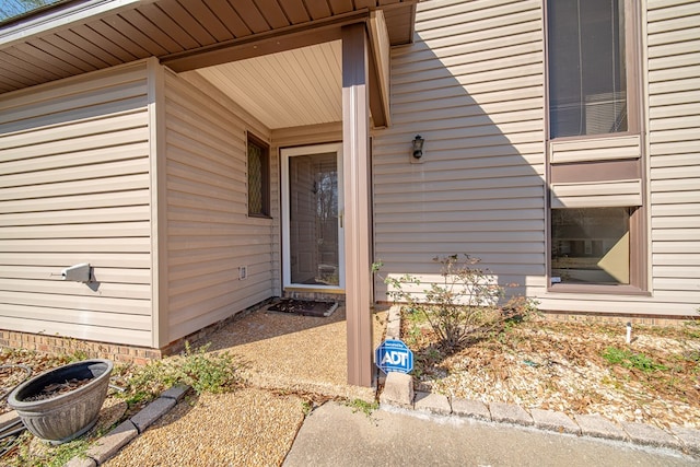 view of property entrance